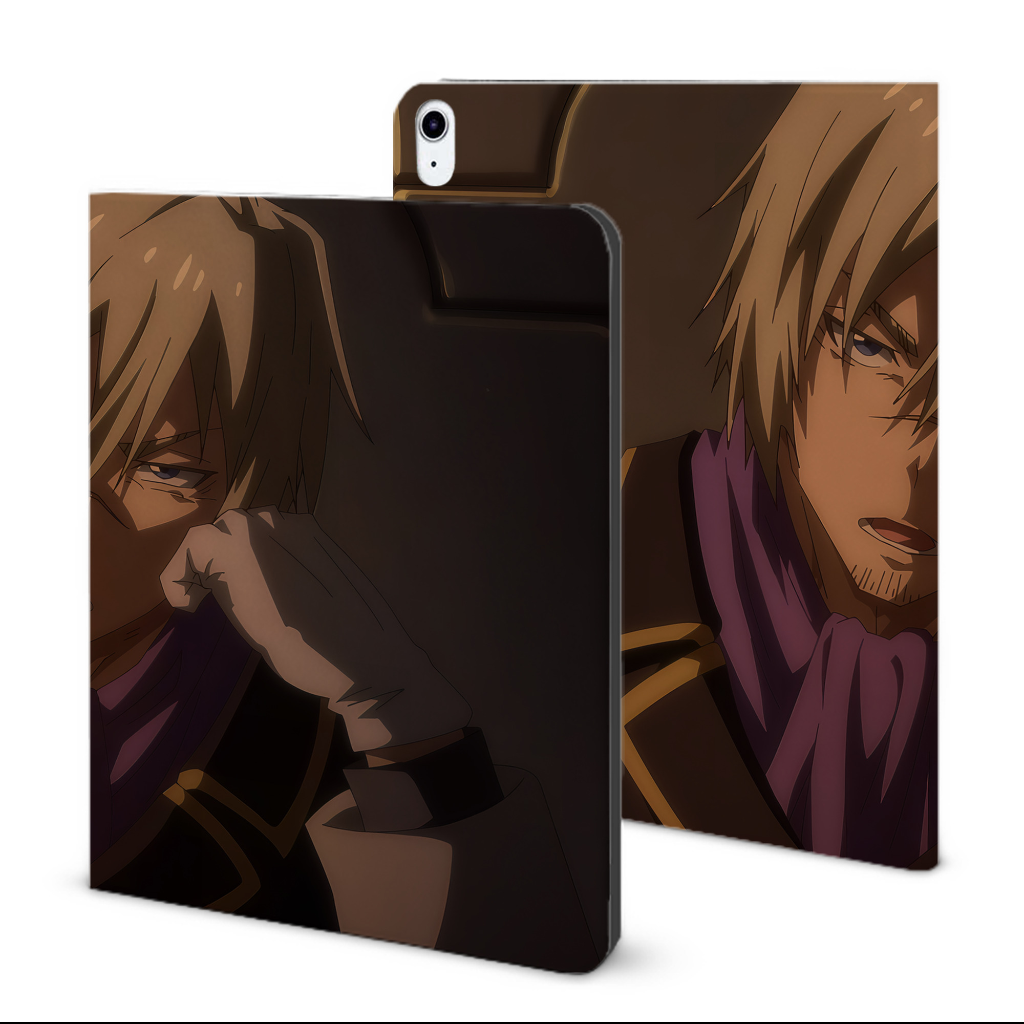 （画像用） 転スラ Regarding Reincarnated to Slime IPad ケース ブック型 PUレザー TPU 耐衝撃 軽量 薄型 ペン収納なし 全面保護 IPad 各モデル対応